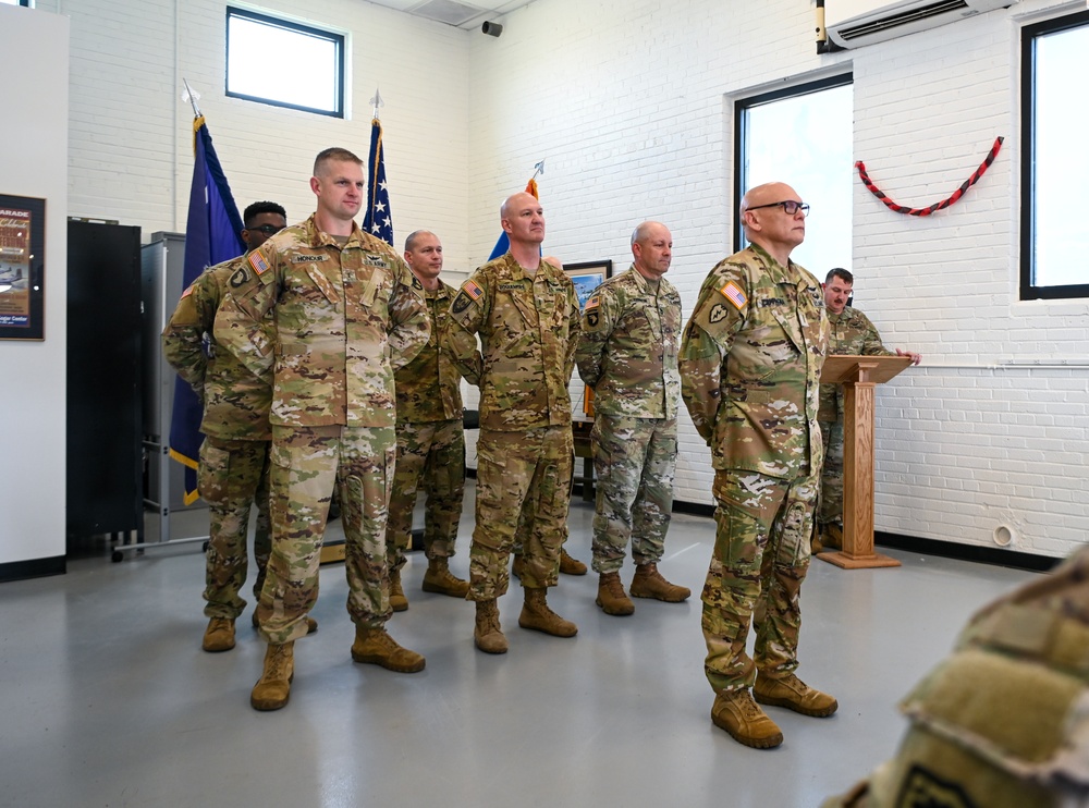 Deployment departure ceremony for 59th Aviation Troop Command