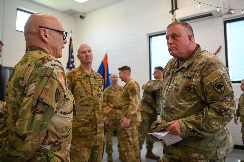 Deployment departure ceremony for 59th Aviation Troop Command
