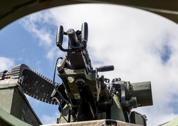 AAS students fire MK19s and M2A1s for an ACV gunnery exercise