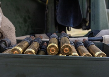 AAS students fire MK19s and M2A1s for an ACV gunnery exercise