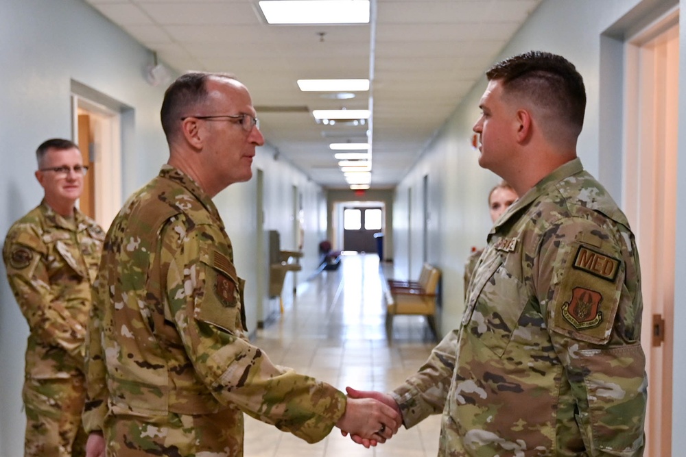 General Healy holds town hall, signs F-35 bulkhead during visit to NAS JRB Fort Worth