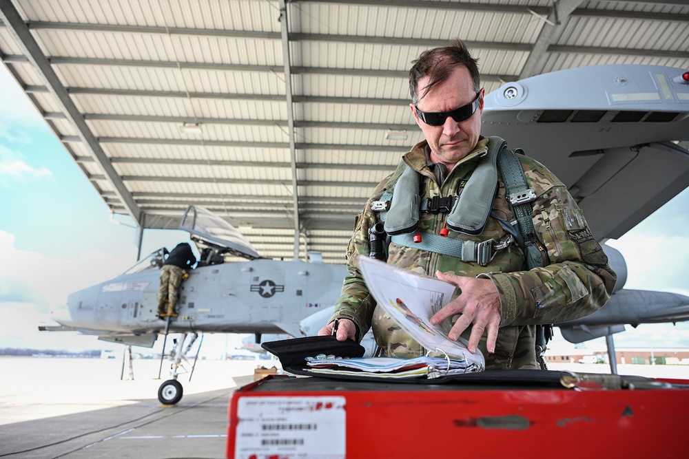 127th Wing Supports Major League Baseball Opening Day Flyover