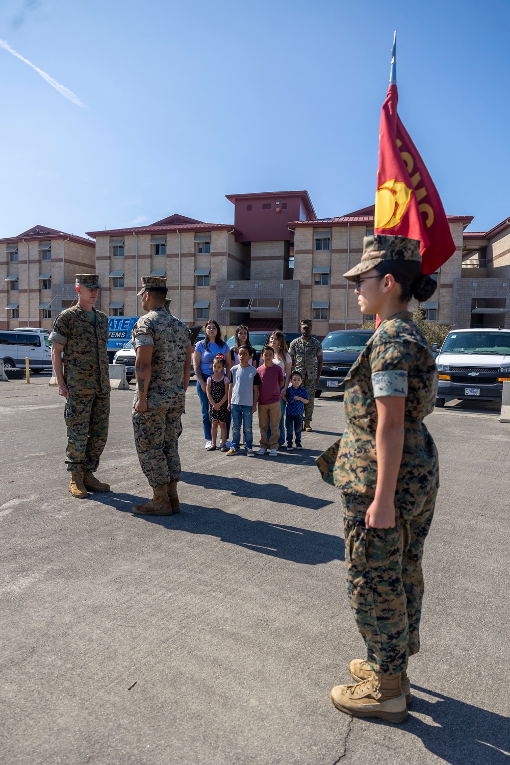 Master Sgt. Fernando Castro promotion