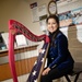 Harpist Plays for Cancer Patients at Walter Reed