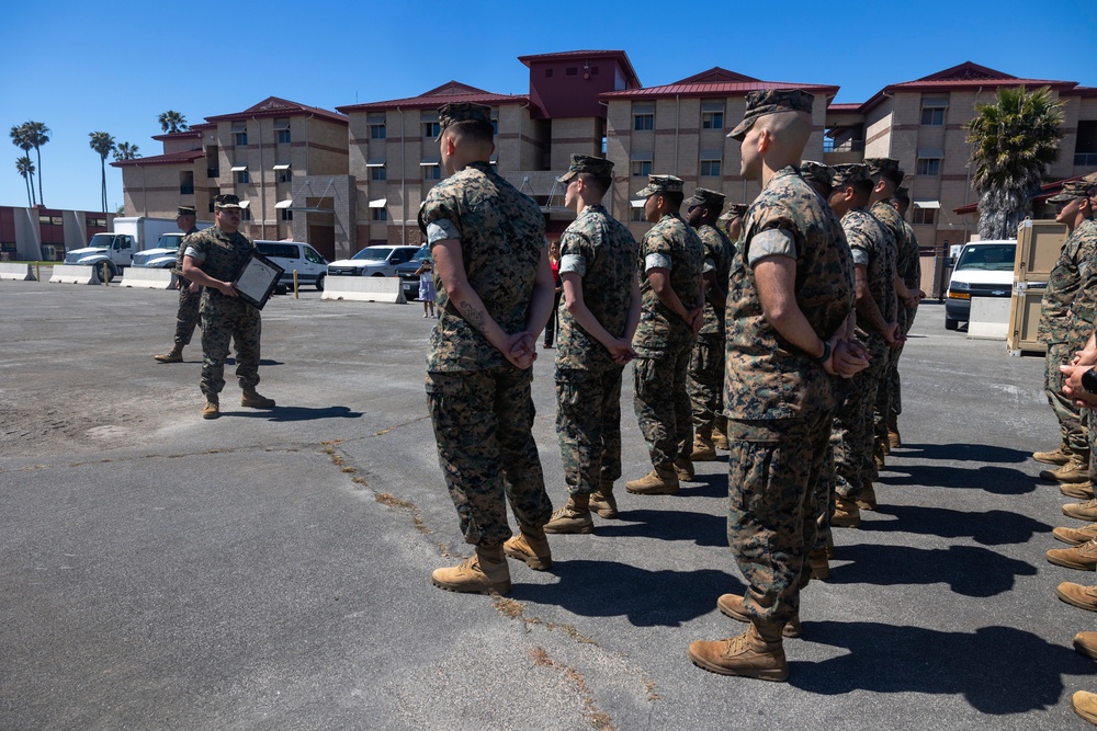 Gunnery Sgt. Gonzalez promotion