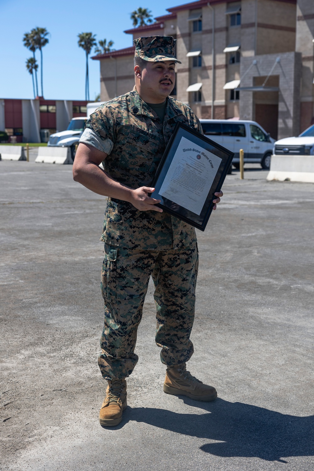 Gunnery Sgt. Gonzalez promotion