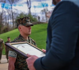 U.S. Marine Promotes at the top 1% of the Ranks
