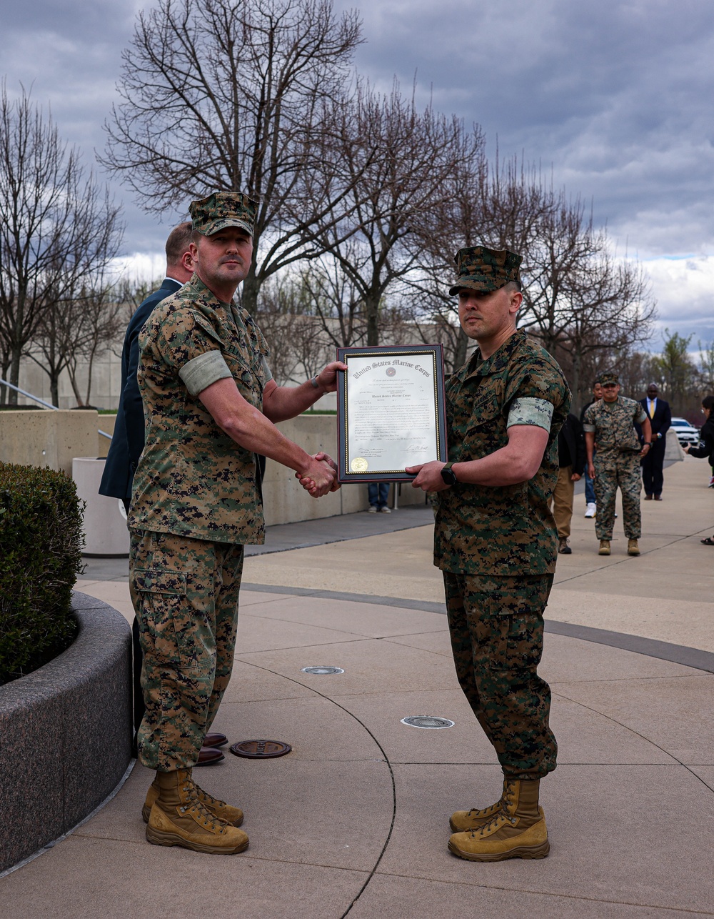 U.S. Marine Promotes at the top 1% of the Ranks