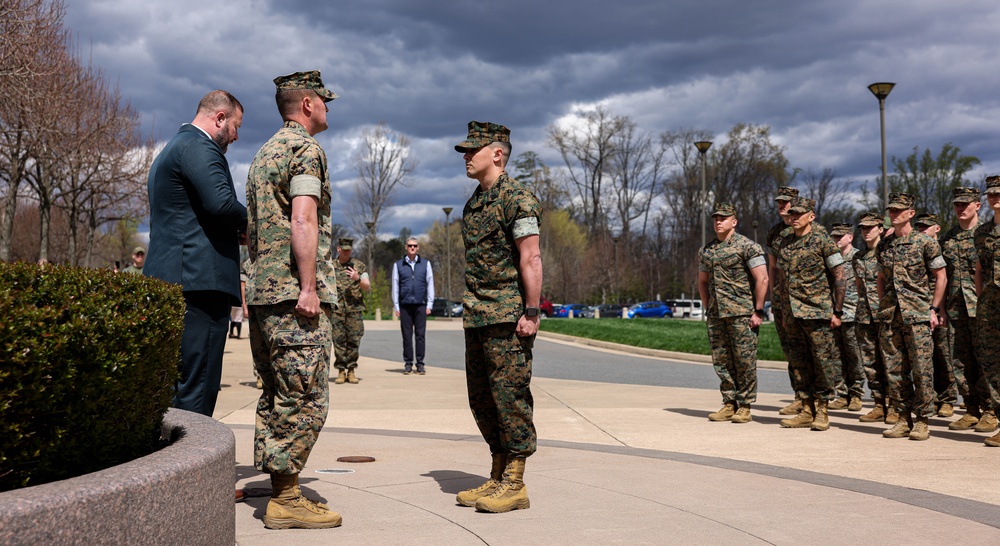 U.S. Marine Promotes at the top 1% of the Ranks