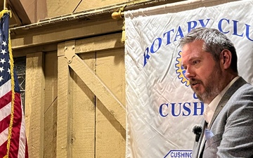 Hydraulics and Hydrology Chief speaks to Cushing Rotary Club