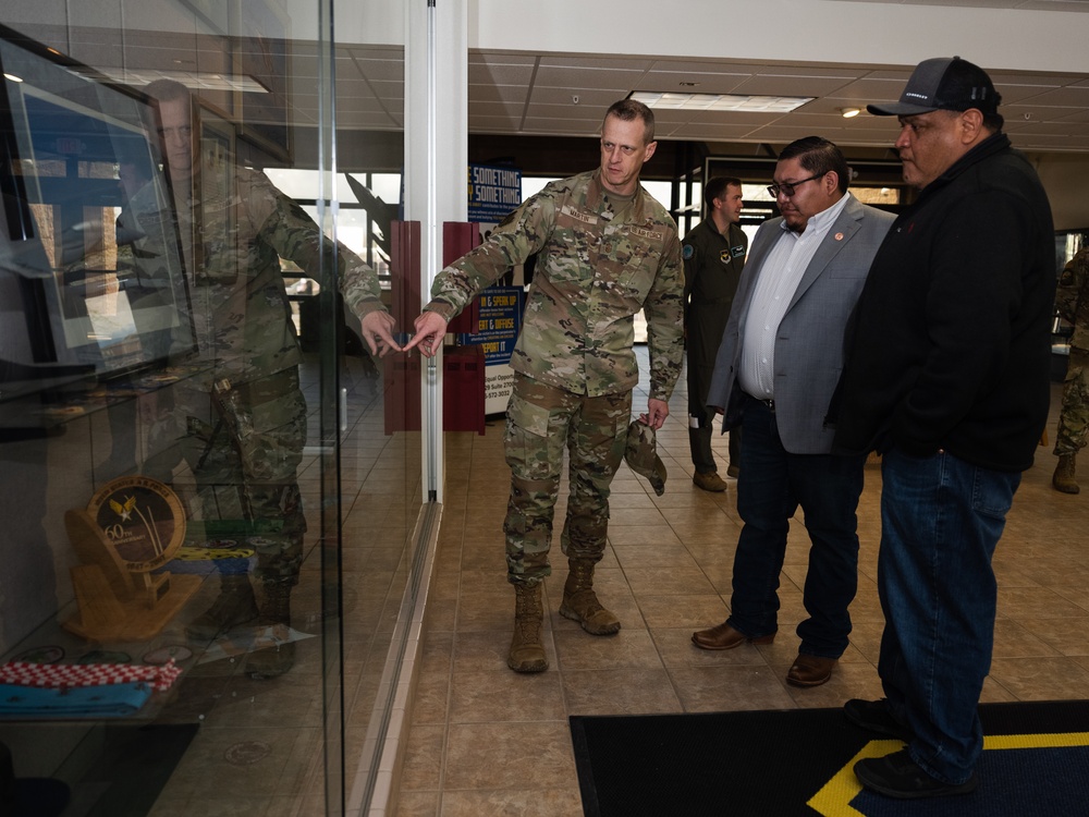 Mescalero Tribal leadership visits the 49th Wing