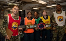 PB&amp;J Snackdown Staring Crewmembers from USS Tripoli