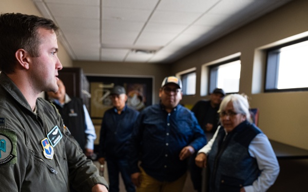 Mescalero Tribal leadership visits the 49th Wing