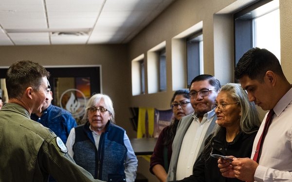 Mescalero Tribal leadership visits the 49th Wing