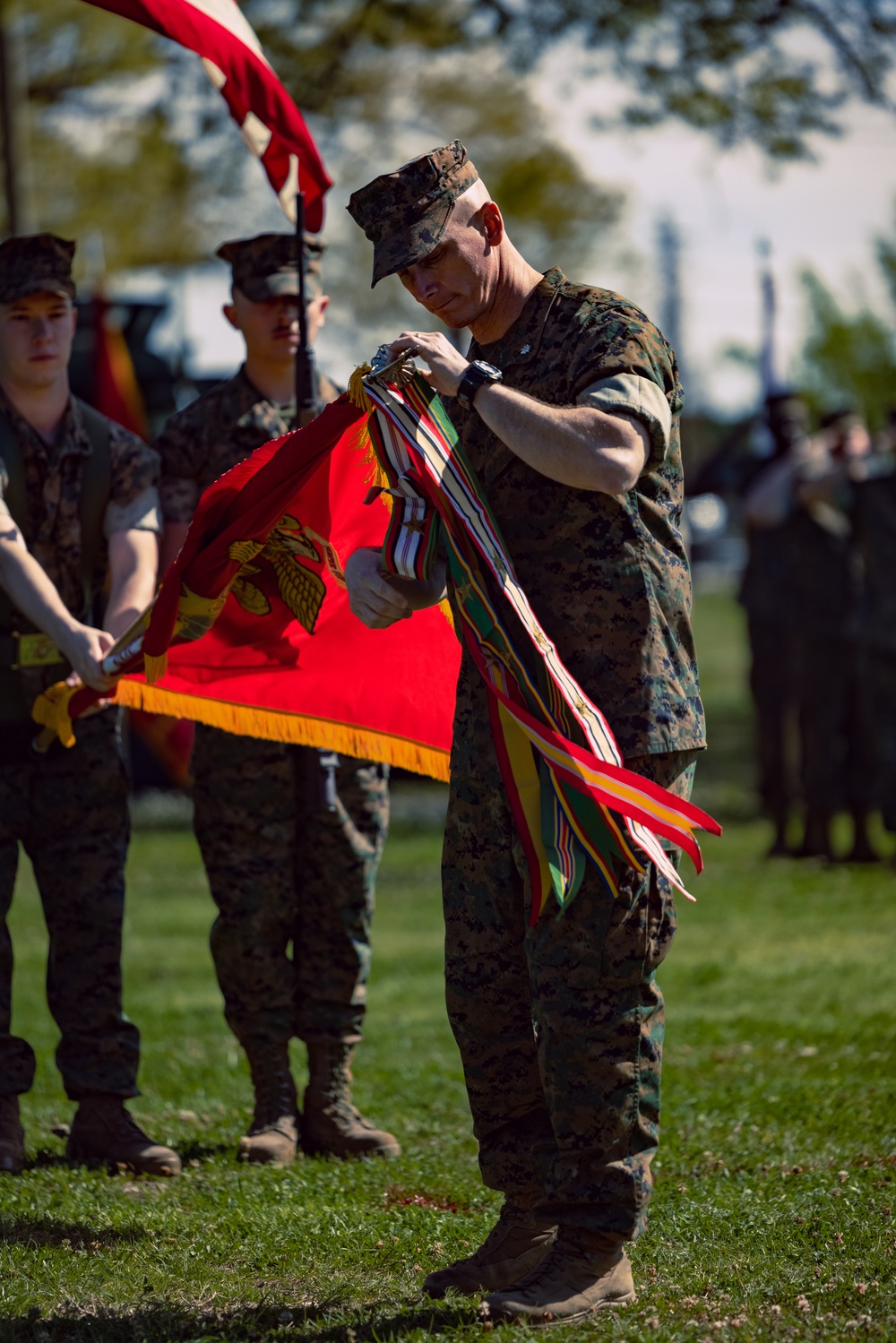 2d LAR Colors Rededication Ceremony