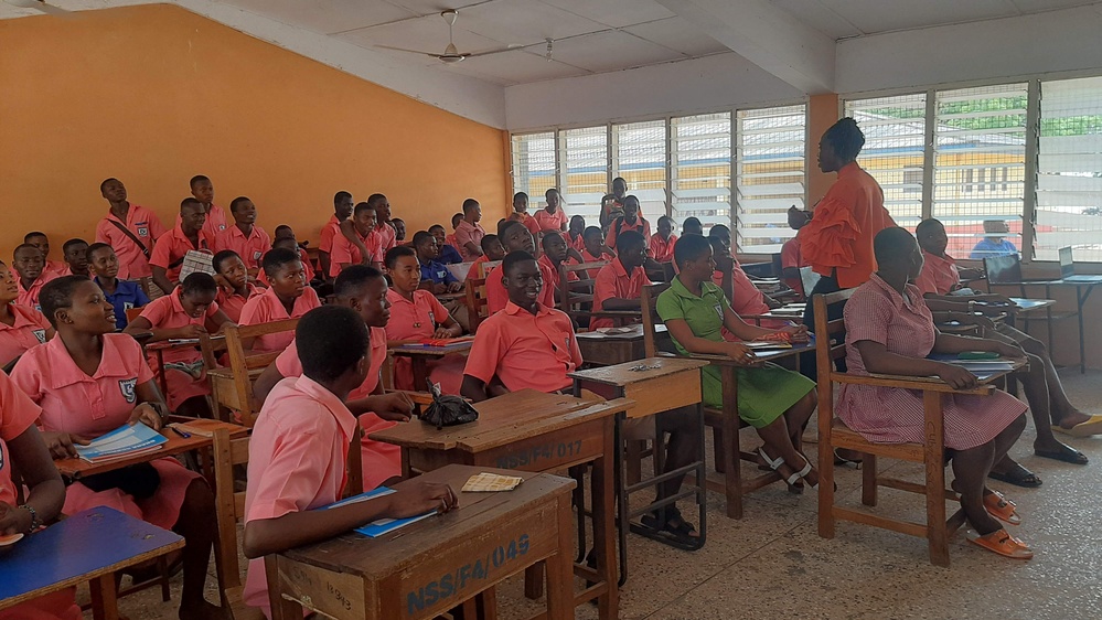 Navrongo Integrated Surveillance Project: DOD promotes STEM and One Health Concept into Ghana classroom