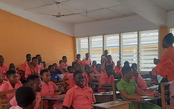 Navrongo Integrated Surveillance Project: DOD promotes STEM and One Health Concept in Ghana classroom