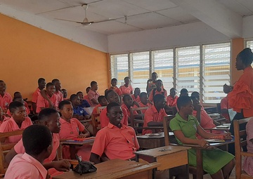 Navrongo Integrated Surveillance Project: DOD promotes STEM and One Health Concept in Ghana classroom