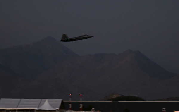 F-22s, KC-10 lands at FIDAE