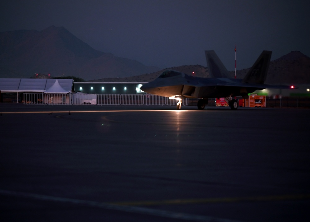F-22s, KC-10 lands at FIDAE