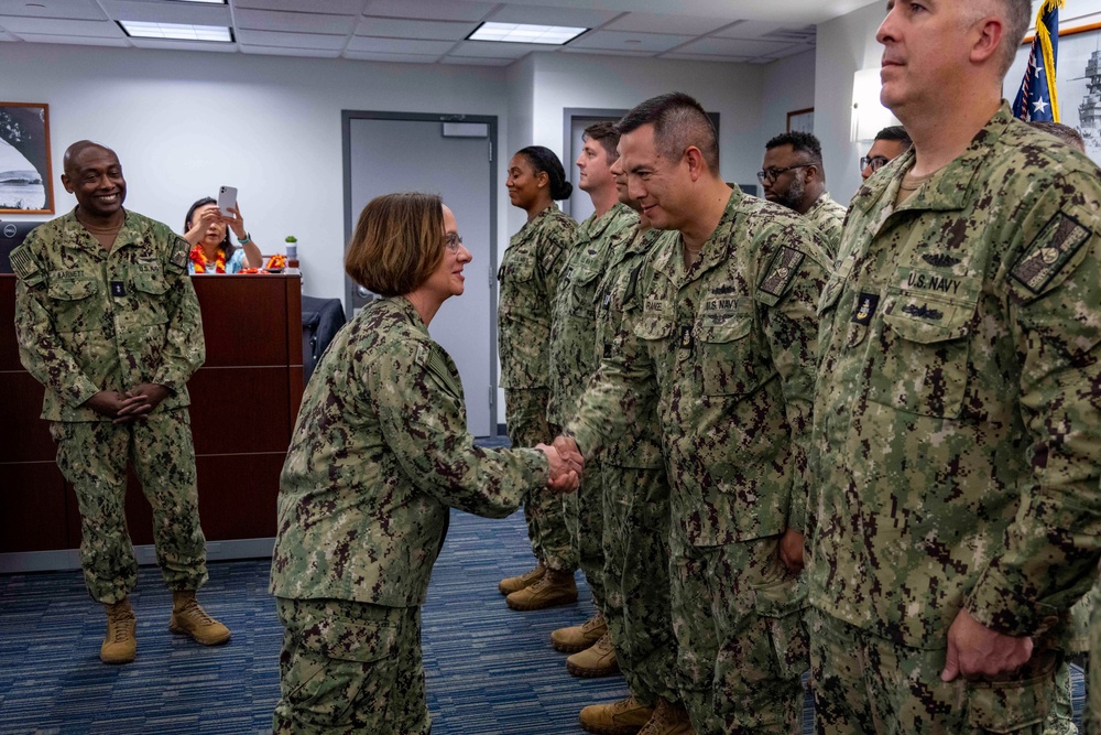 CNO Franchetti Meets with Navy Closure Task Force – Red Hill