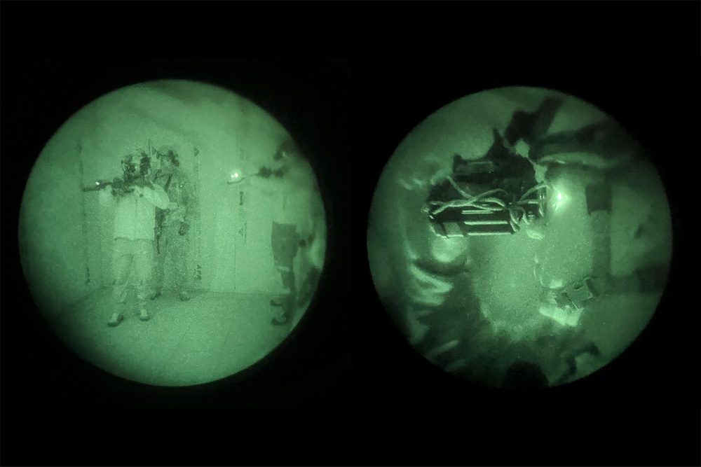 419th Security Forces Squadron demonstrates night optical device proficiency