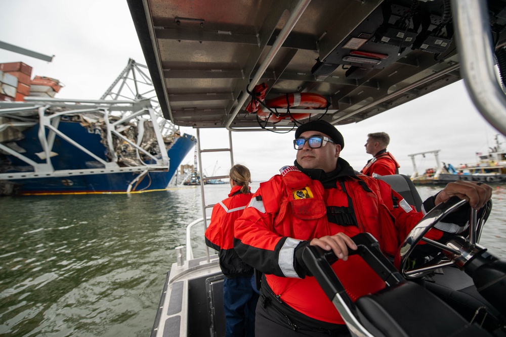 Key Bridge Response 2024 Coast Guard responders