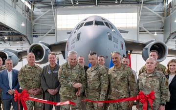167th Airlift Wing celebrates reopening of Fuel Cell Maintenance Hangar