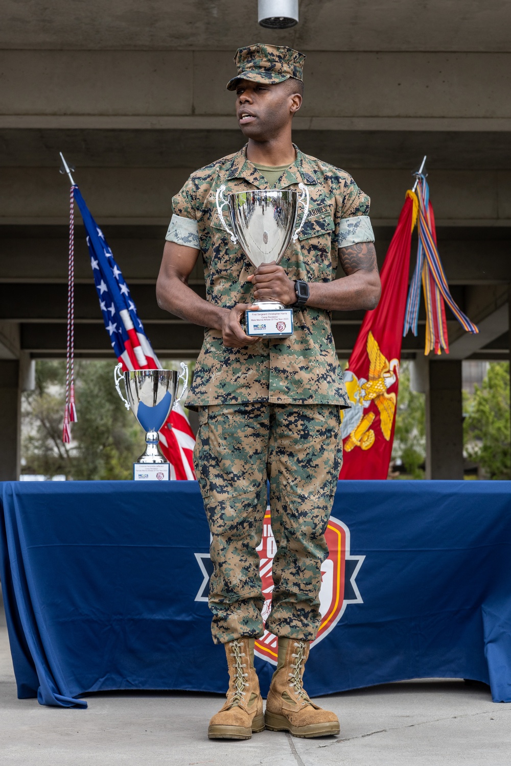 Marines receive Camp Pendleton Athlete of the Year awards