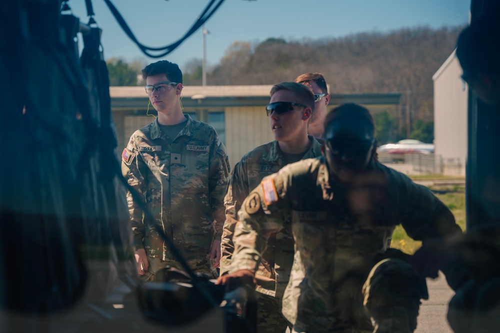 ROTC Cadets Black Hawk Ride