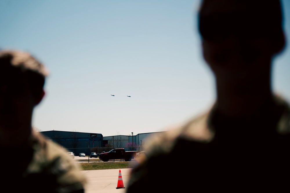 ROTC Cadets Black Hawk Ride