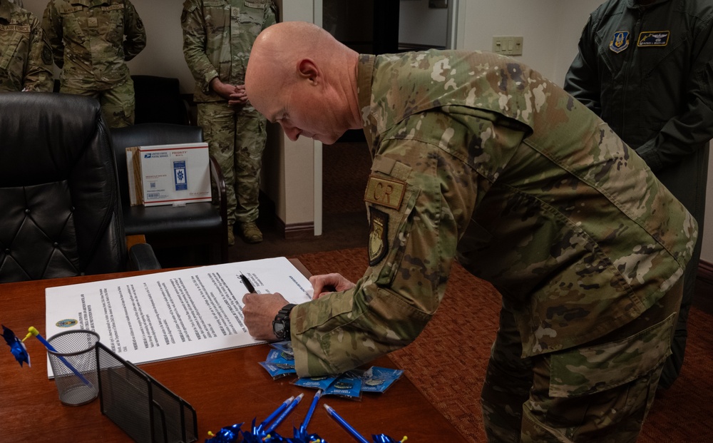 Travis leaders sign April proclamation