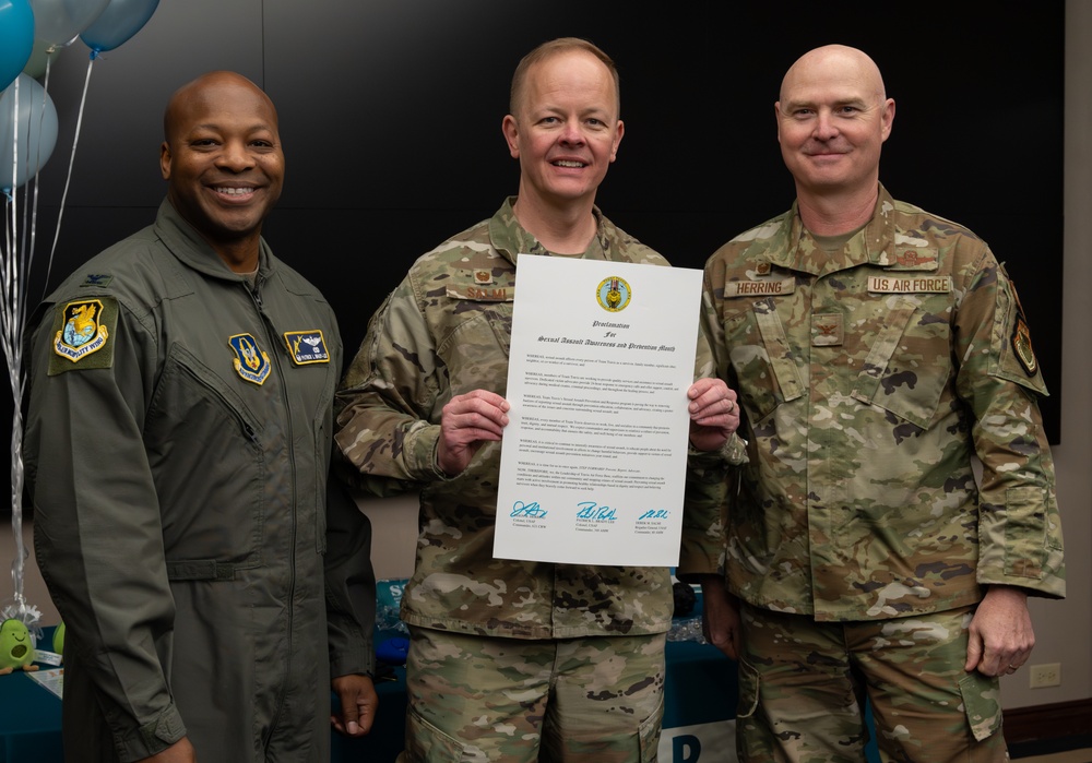 Travis leaders sign Sexual Assault Prevention Month proclamation