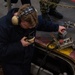 USS Ronald Reagan (CVN 76) Sailors conduct daily maintenance