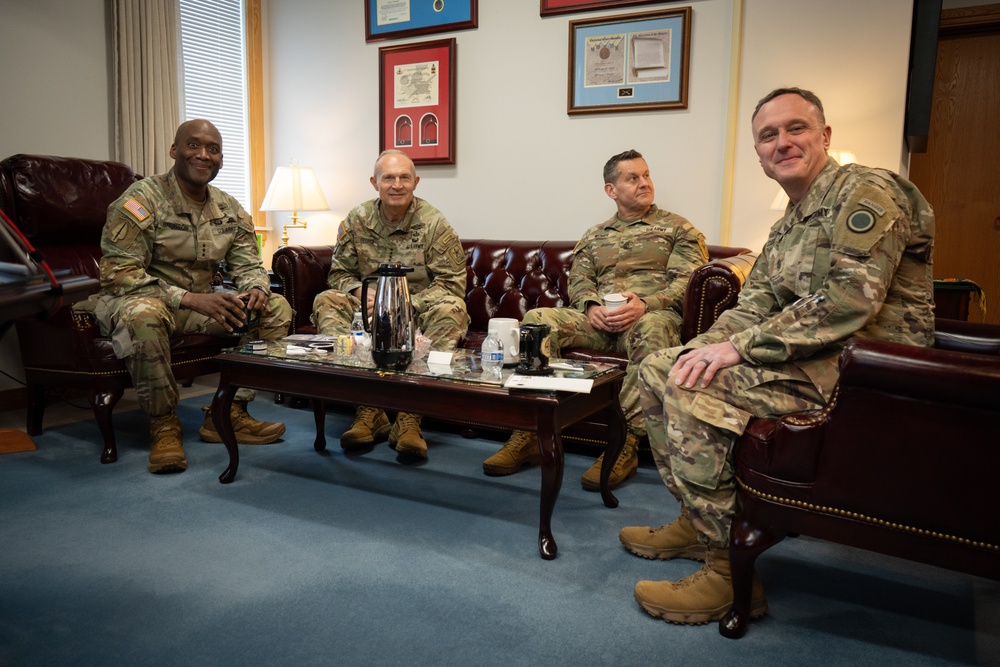 CSA and SMA visits I Corps HQ