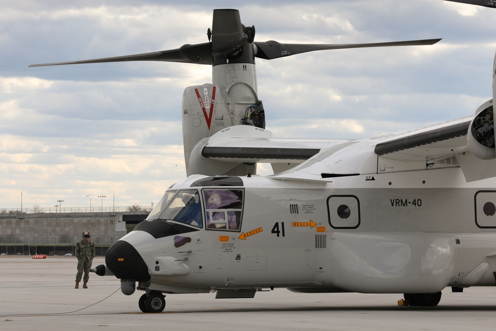 First East Coast-Assigned Navy CMV-22B Osprey Arrives to Norfolk