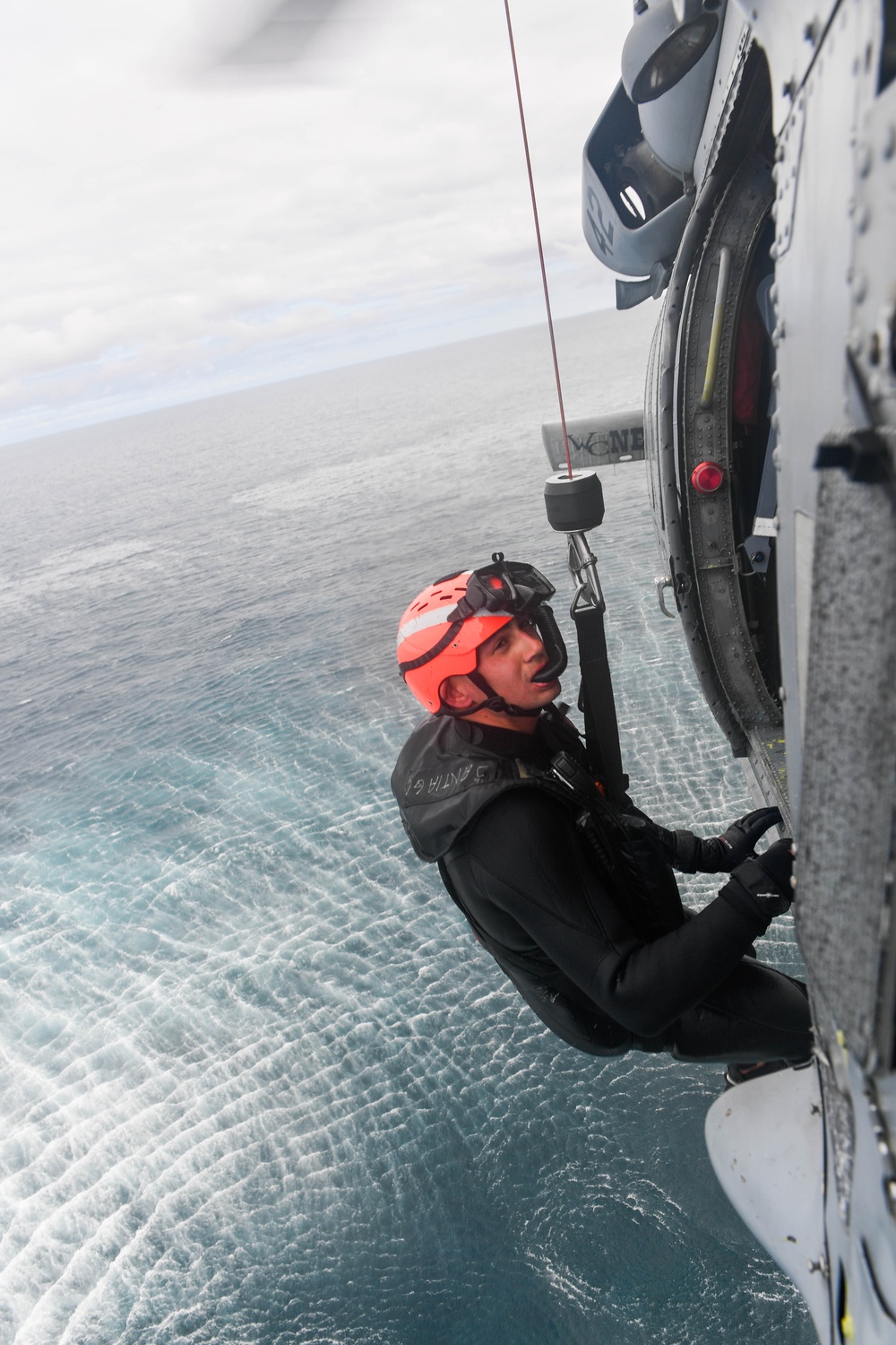 Boxer conducts man overboard drill