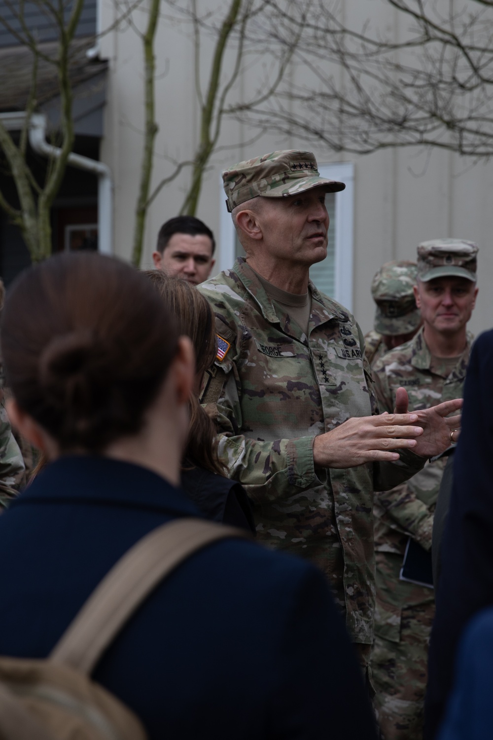 CSA Gen. Randy A. George and SMA Michael Weimer visit Joint Base Lewis-McChord