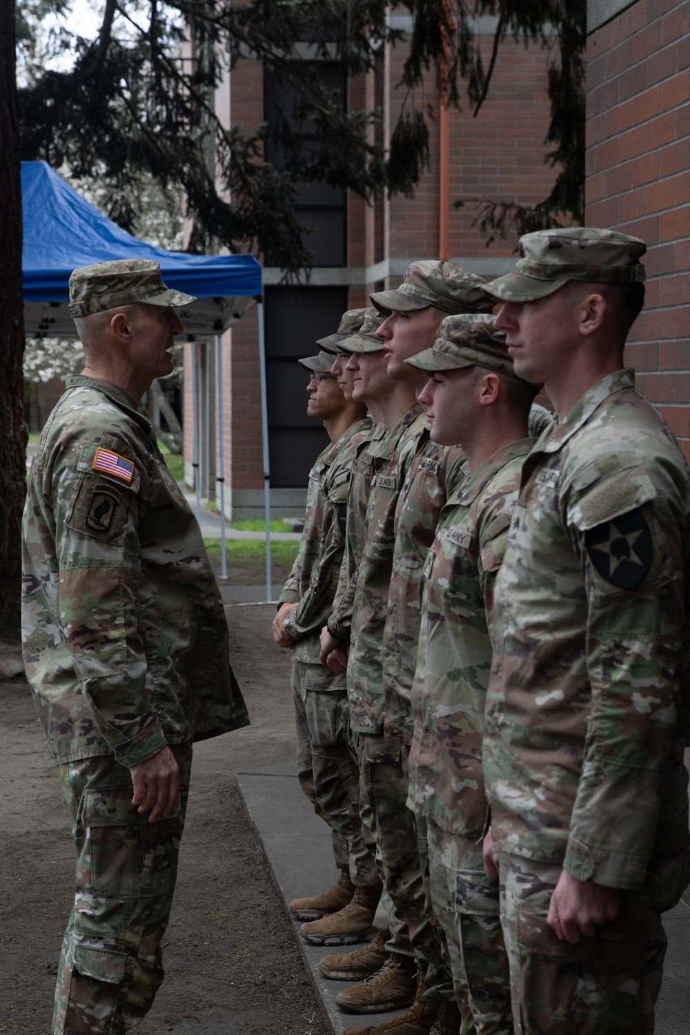 CSA Gen. Randy A. George and SMA Michael Weimer visit Joint Base Lewis-McChord