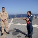 USS Carney Hosts a Baptism in the Red Sea