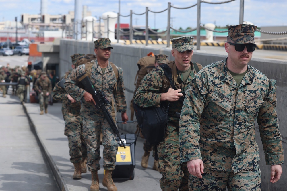 24th MEU Embarks USS Wasp for COMPTUEX