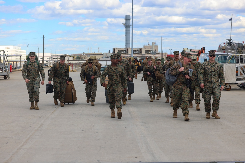 24th MEU Embarks USS Wasp for COMPTUEX