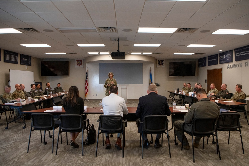 Assistant Secretary of Defense for Special Operations and Low Intensity Conflict visits 137th SOW