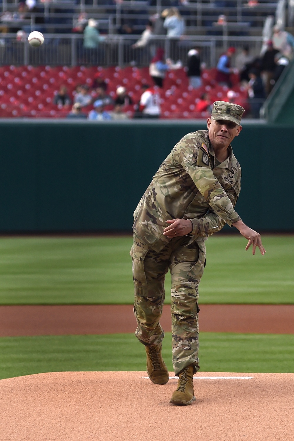 National Guard night at Nationals Stadium