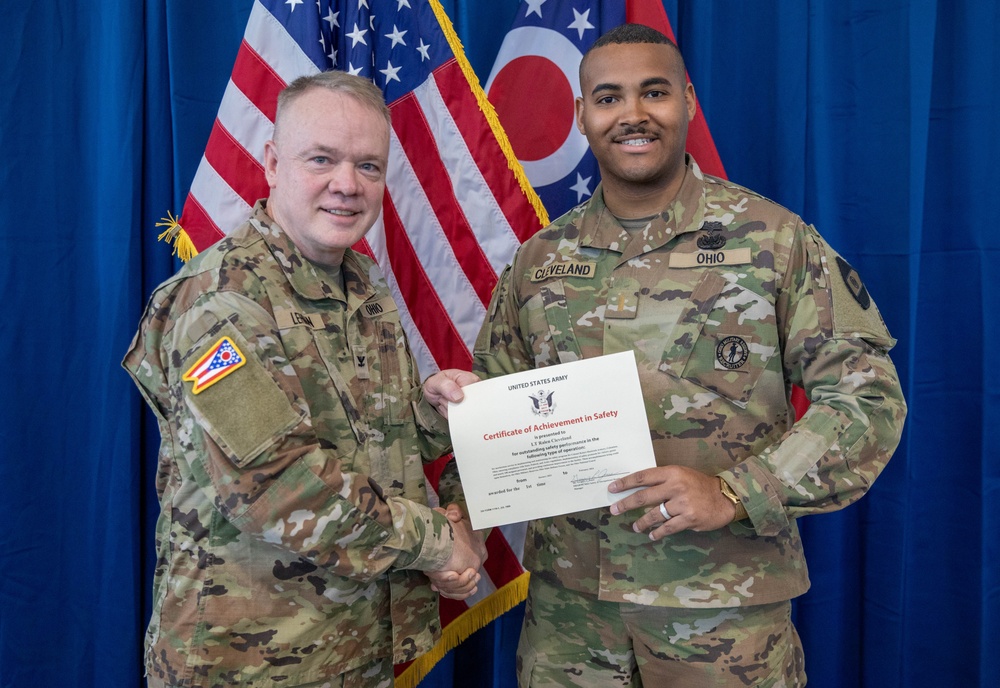 State Defense Force - Ohio conducts Safety Award Ceremony