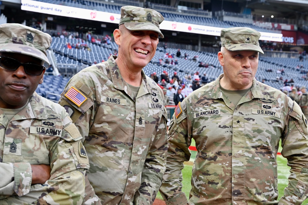 National Guard night at Nationals Park 2024