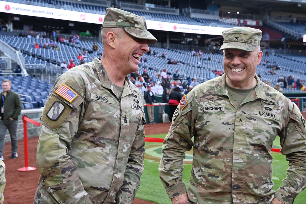 National Guard night at Nationals Park 2024