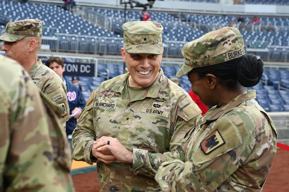 National Guard night at Nationals Park 2024