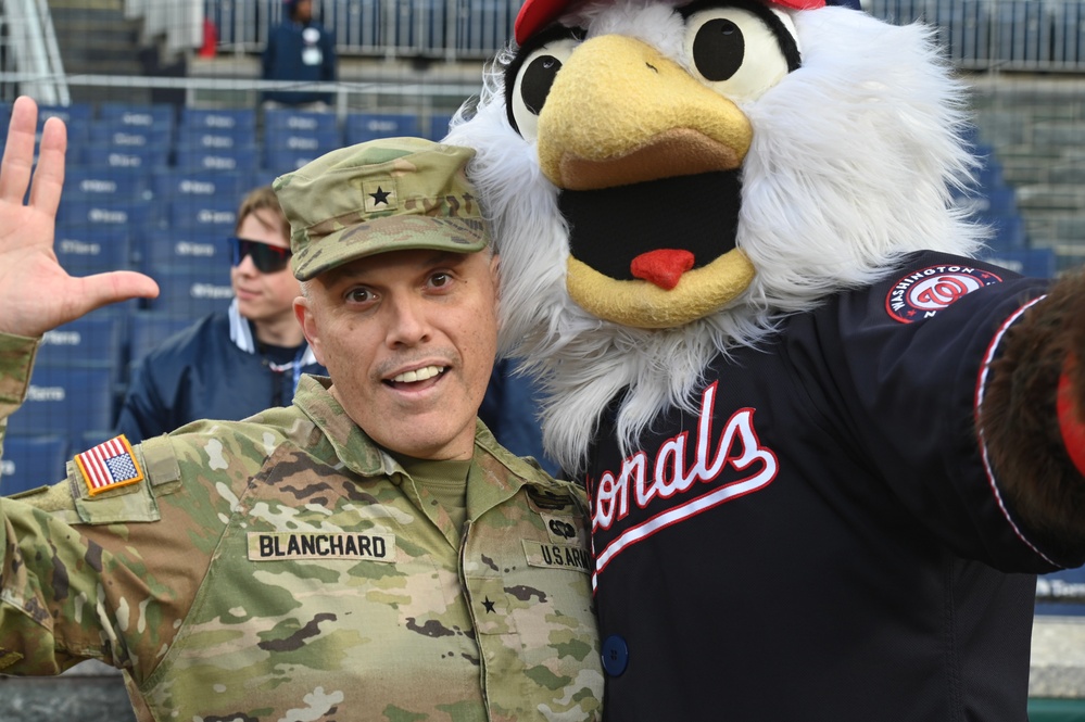 National Guard night at Nationals Park 2024