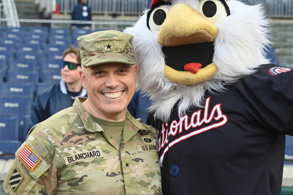 National Guard night at Nationals Park 2024